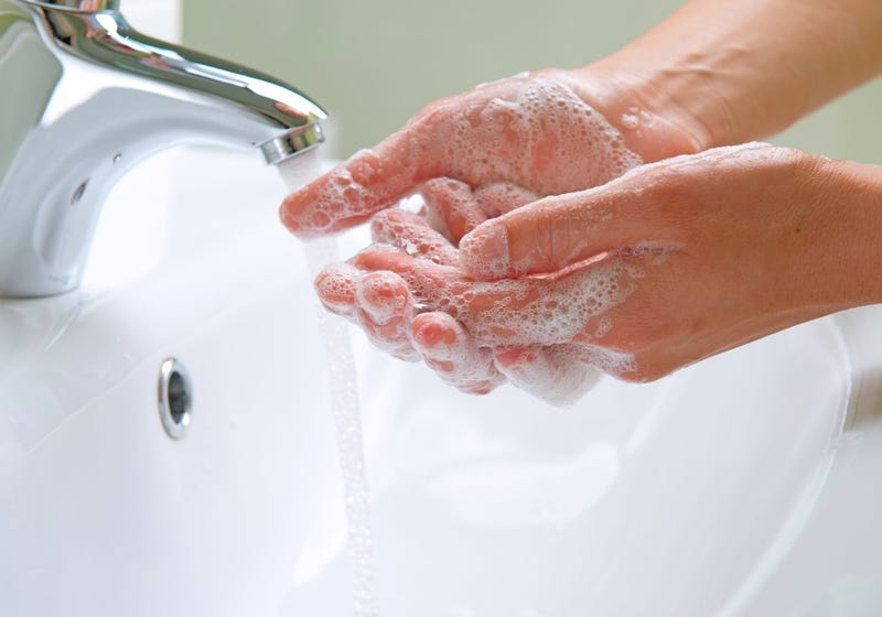 Washing hands