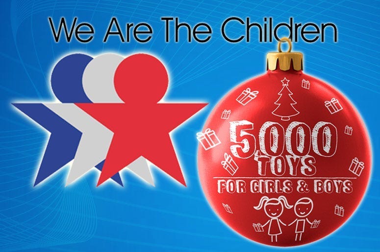 Due to COVID-19, we will not be able to hold the We Are The Children Christmas Party this year. But instead, we're partnering with agencies in Connecticut to make sure one thousand kids can get the Christmas they deserve. We need your help to make that ha