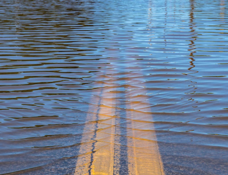 standing water on road