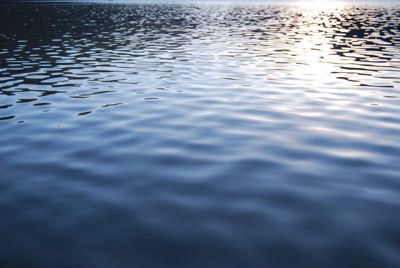 Small lake ripples