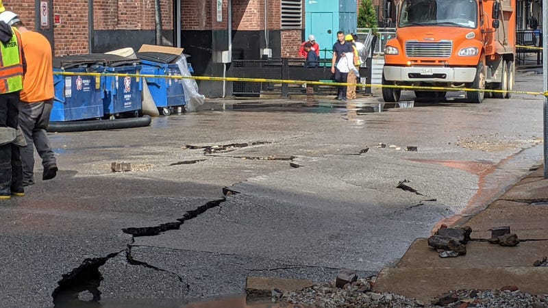 water main break