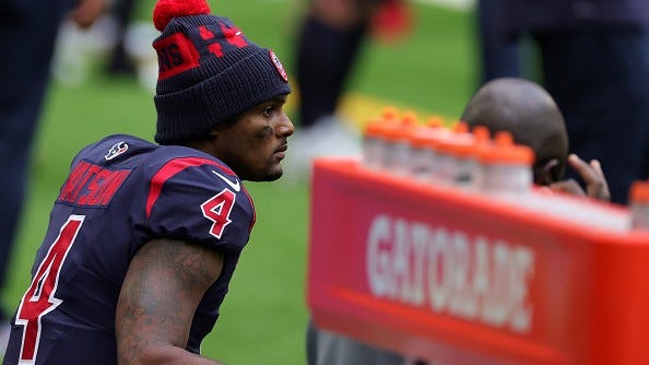 NFL says Deshaun Watson probe 'ongoing and active,' QB allowed to participate in camp