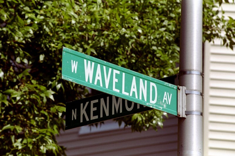 Waveland Avenue sign