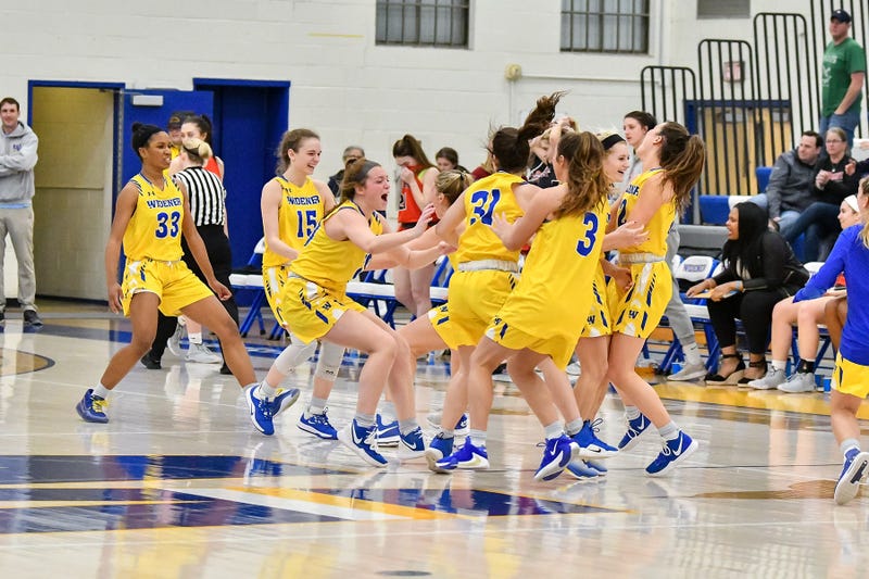 The Widener University women's basketball team has had plenty of reason to celebrate this season.