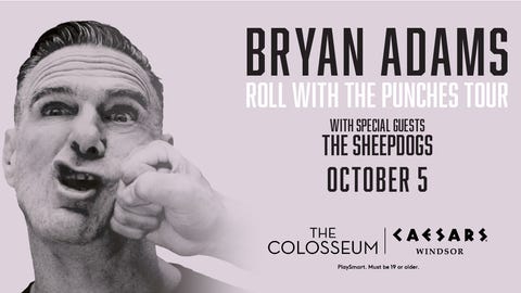 Bryan Adams Roll With The Punches Tour