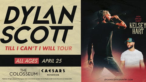 Dylan Scott: Till I Can't, I Will Tour at The Colosseum