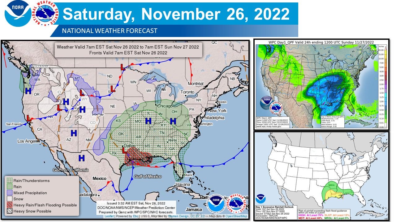 Watch out for weather systems that may derail your travel plans