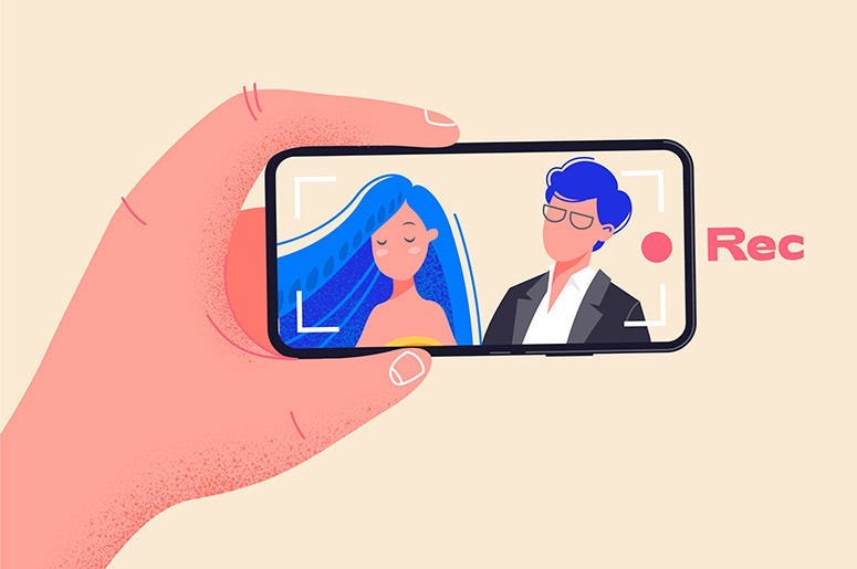 wedding video thru iPhone