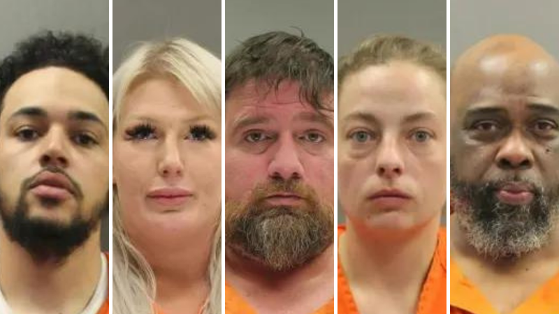 Five people were arrested for their alleged roles in an illegal marijuana dispensary scheme.