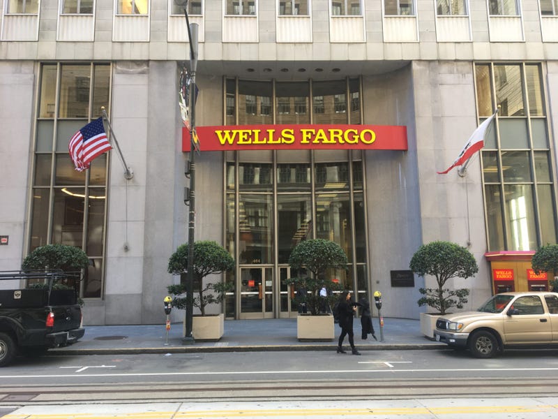 Wells Fargo on California Street in downtown San Francisco.