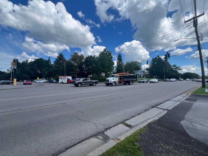 Intersection of Ridge Road and Seneca Street