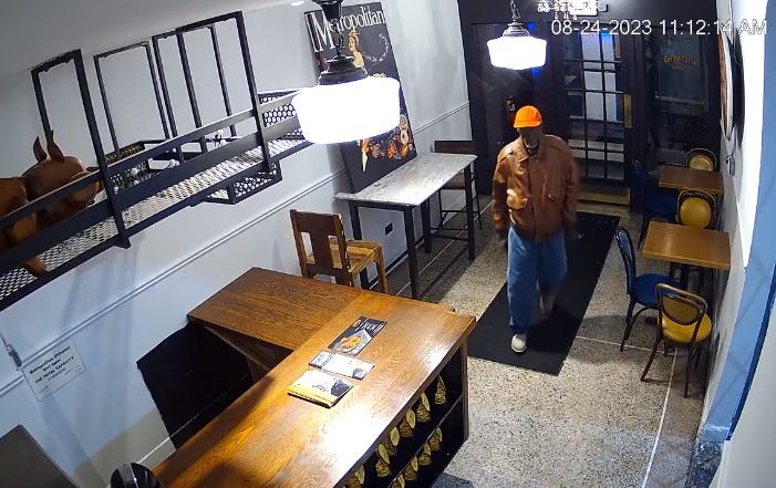 suspect caught on camera in break-in