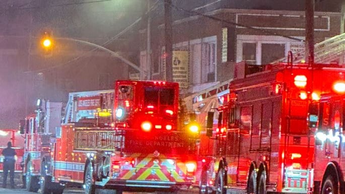 Investigation continuing into Westlake building fire; Man taken into custody