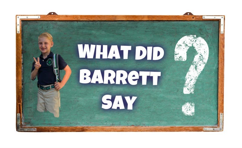 what did barrett say