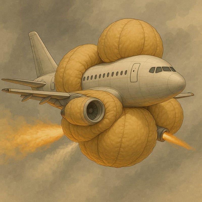 A radical new design could change how we think about plane safety — with airbags that wrap around the fuselage, smart fluids, and AI-controls aimed at making otherwise fatal crashes survivable.