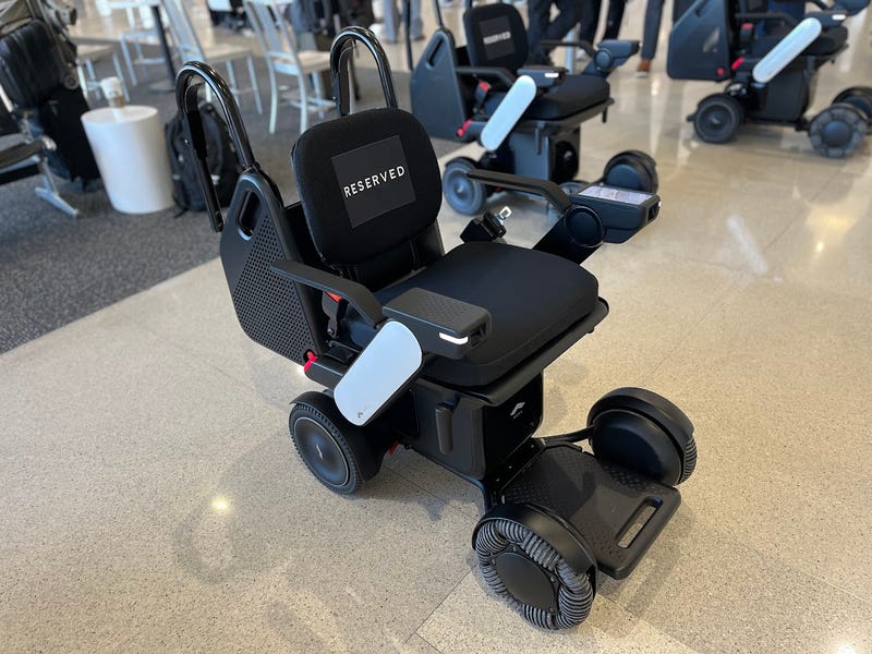 Autonomous wheelchair available at Detroit Metro Airport