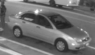 surveillance image of car