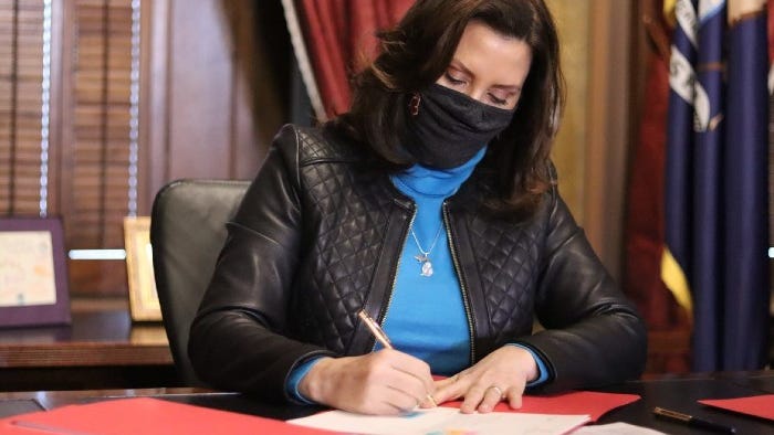 Whitmer signs $106M COVID relief bill, extends unemployment benefits to 26 weeks