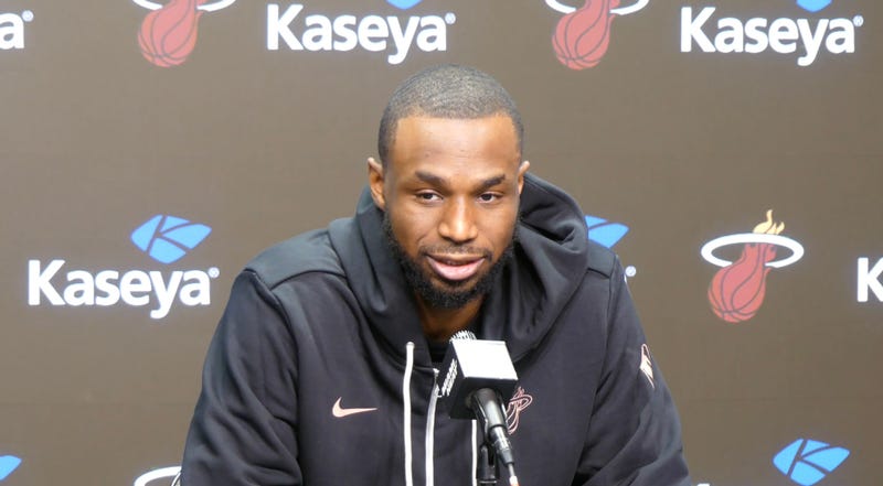 Andrew Wiggins meets the media after trade to Miami Heat