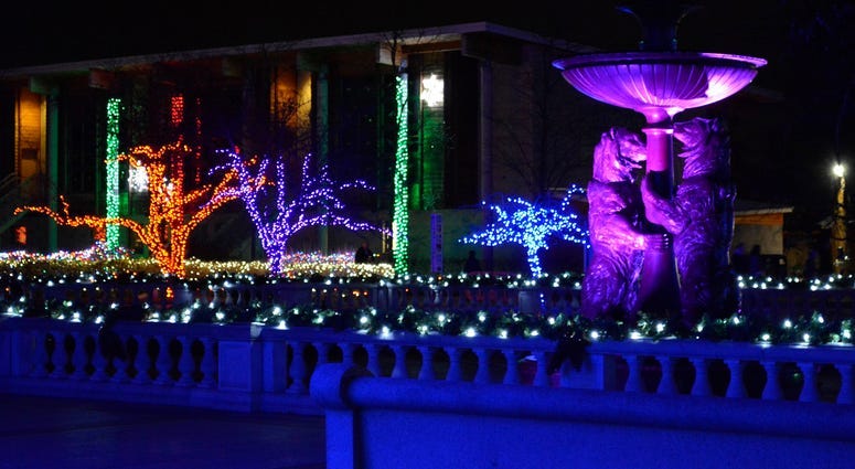 Detroit Zoo Wild Lights event 2020