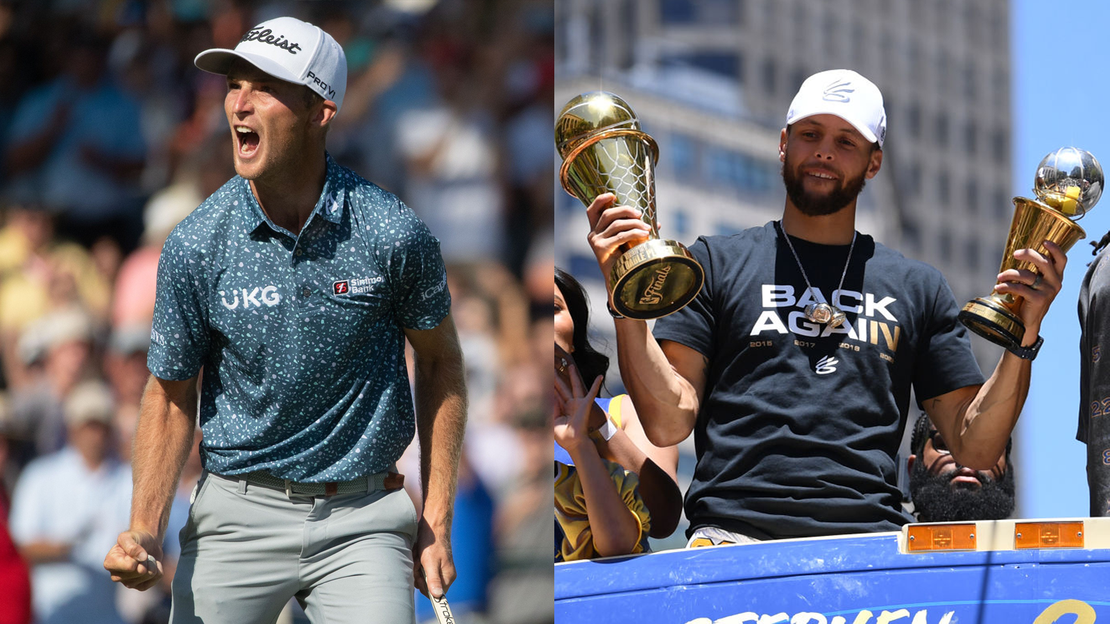 Will Zalatoris shouts Steph Curry line after clutch putt before first PGA title