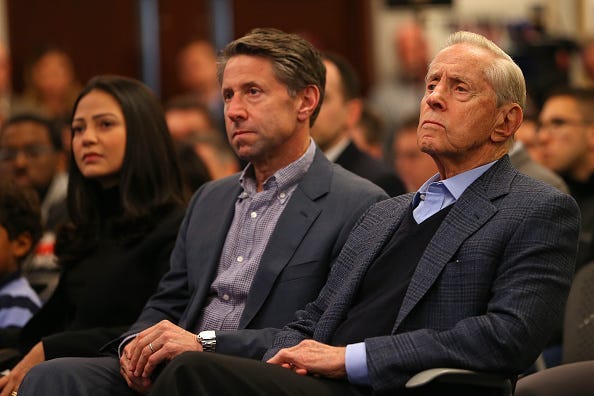 Fred Wilpon, left, and Jeff Wilpon