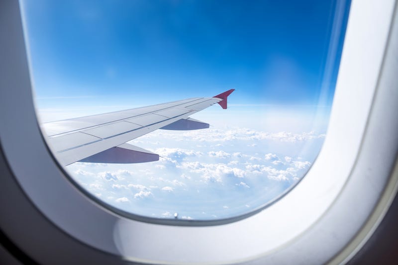 airliner window