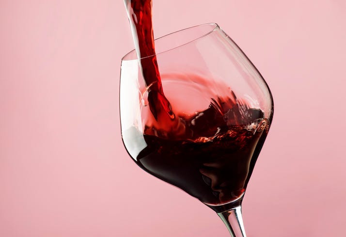 wine pouring