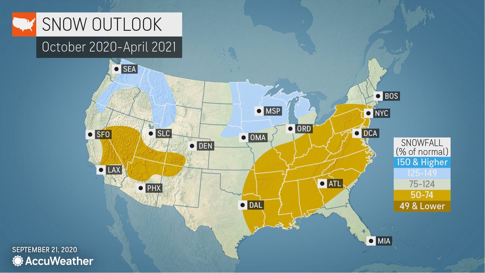 WINTER FORECAST: Less snow, big temp swings predicted for St. Louis