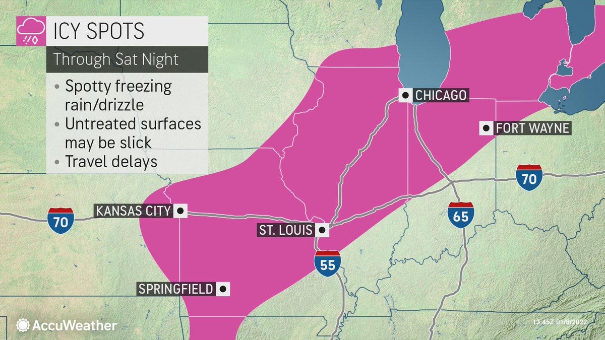 Freezing rain expected in Southeast Michigan, Winter Weather Advisory in effect