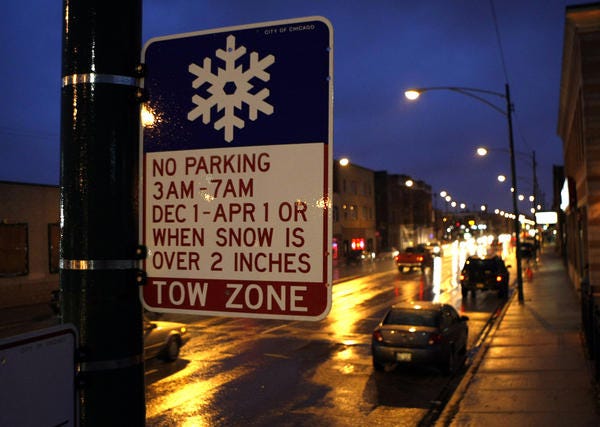 Chicago's Winter Overnight Parking Ban