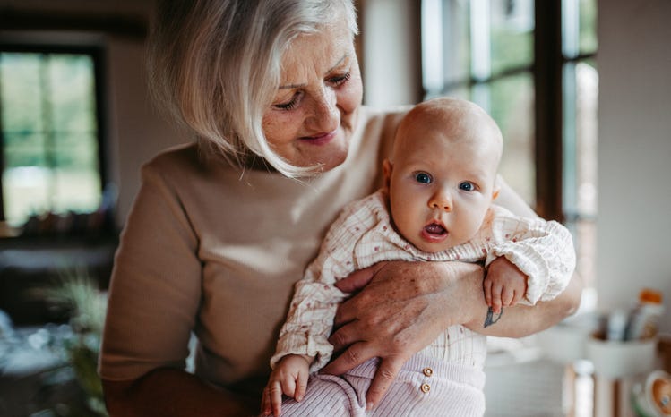 Woman w baby