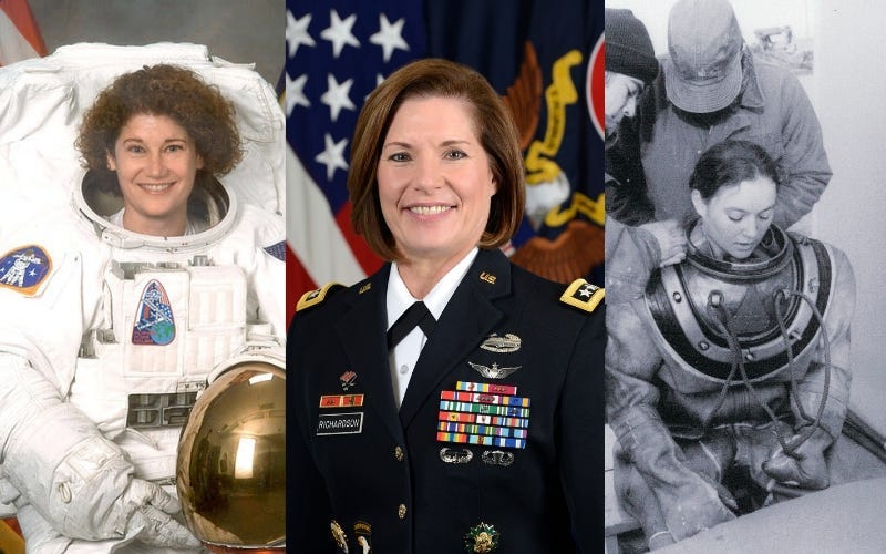 Susan Helms, Lt. Gen. Laura Richardson, Donna Tobias