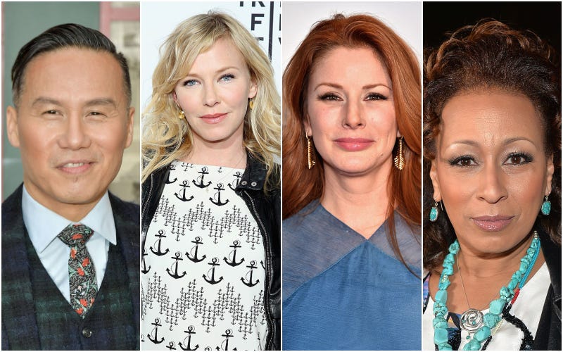 (L to R) BD Wong, Kelli Giddish, Diane Neal and Tamara Tunie