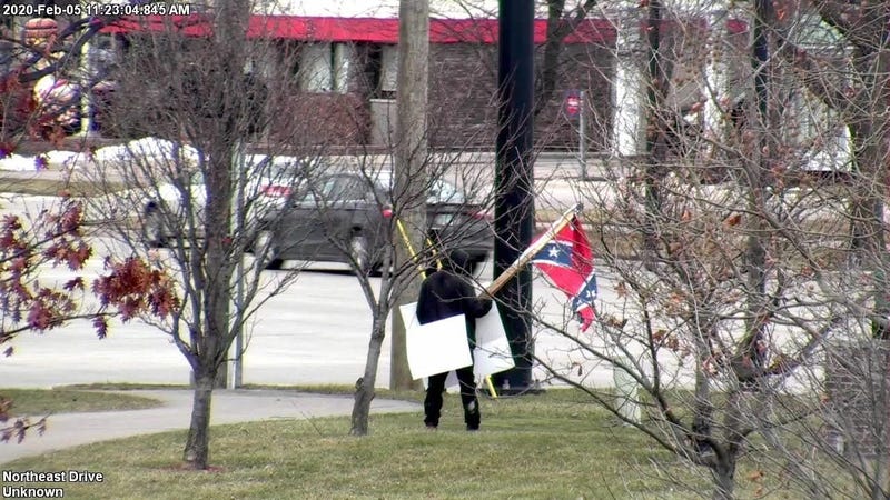 Woodhaven protester