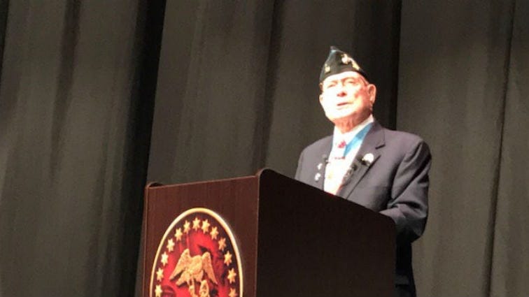 Memories of Iwo Jima remain fresh for Medal of Honor recipient