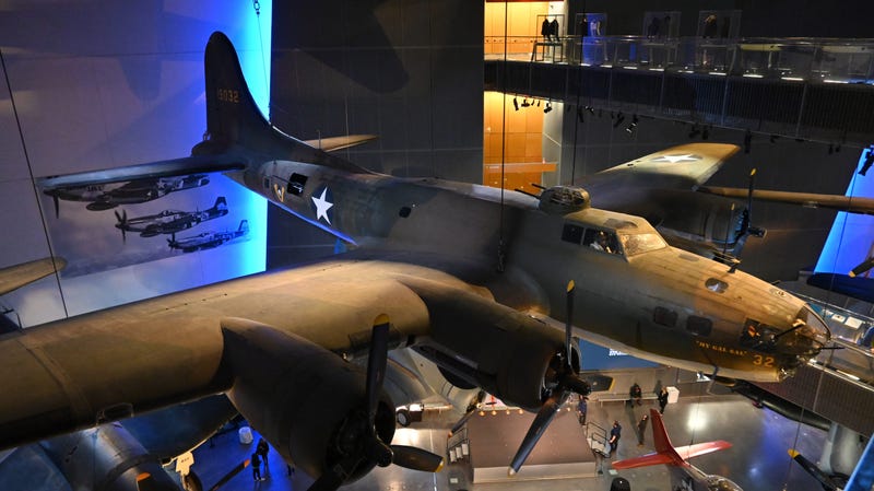 Jan 12, 2020; New Orleans, Louisiana, USA; General overall view of airplanes on display at the the National World War II Museum. 