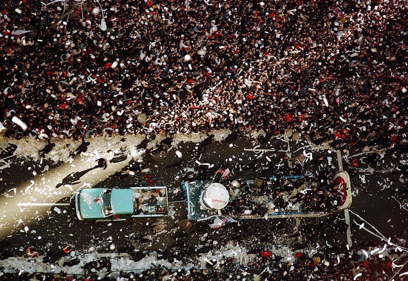 Yankees World Series Ticker Tape Parade