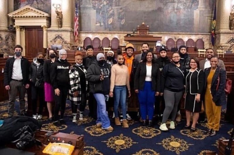 YEAH Philly representatives meet with state lawmakers.