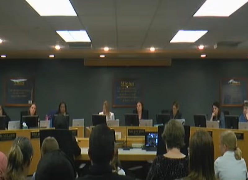 School District U-46 board meeting