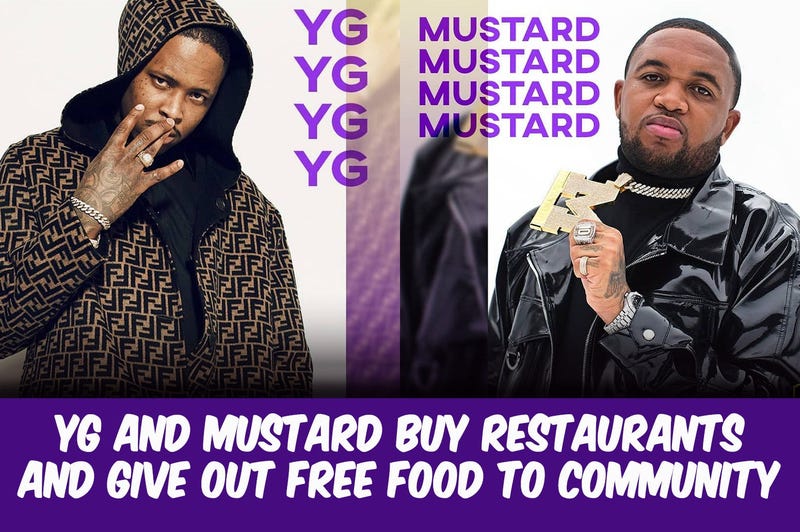 YG and Mustard Give Back
