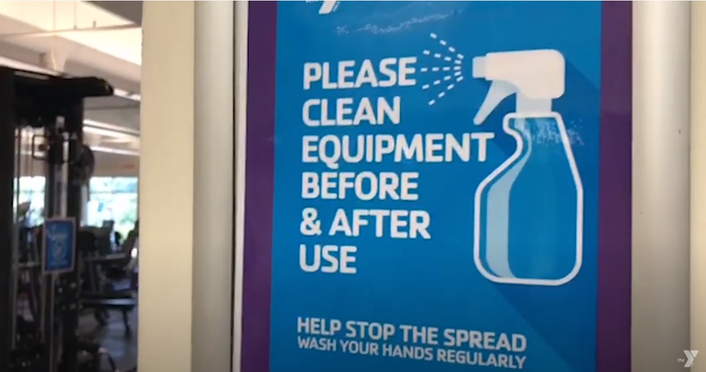 YMCA Sanitization Signs - YMCA of Greenville