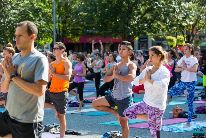 Yoga in the Square