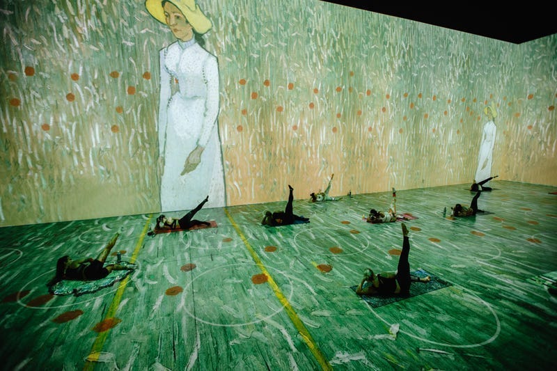 Gogh with Lifeway Immersive Yoga in partnership with CorePower Yoga