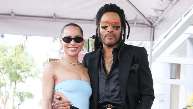 Zoë Kravitz and Lenny Kravitz