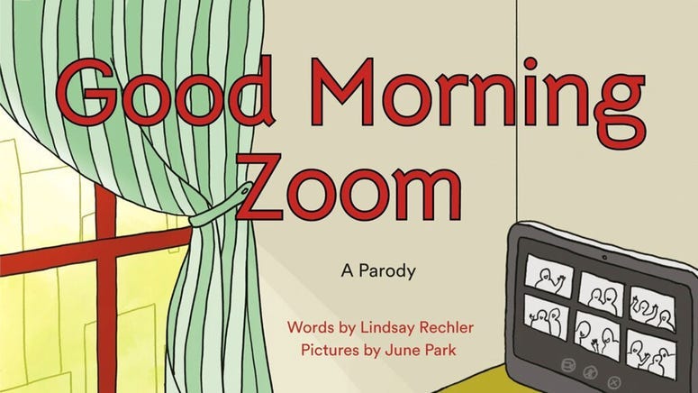 Good Morning Zoom, Goodnight Moon, Book, Parody, Pandemic, Online Spoof, Publishing