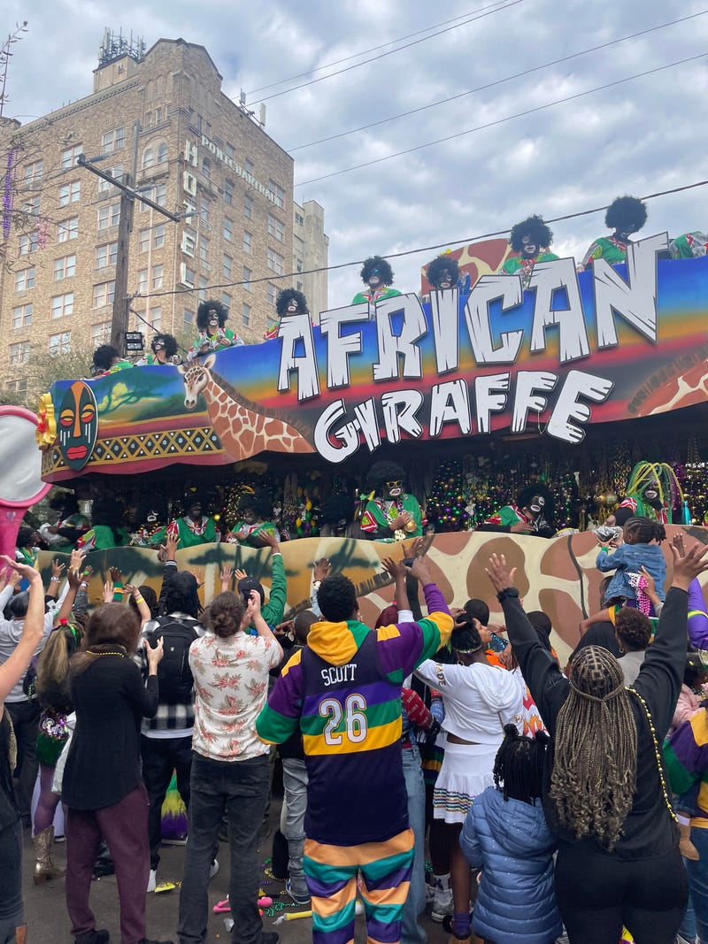 Krewe of Zulu Rolls Through Uptown New Orleans