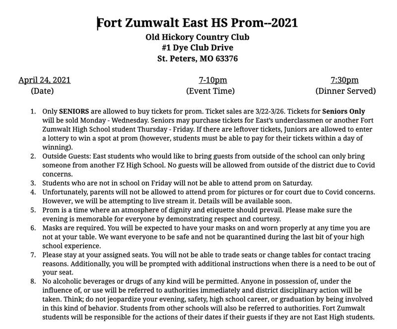 prom rules