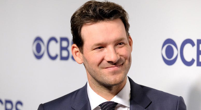  Tony Romo attends the 2018 CBS Upfront at The Plaza Hotel on May 16, 2018 in New York City.