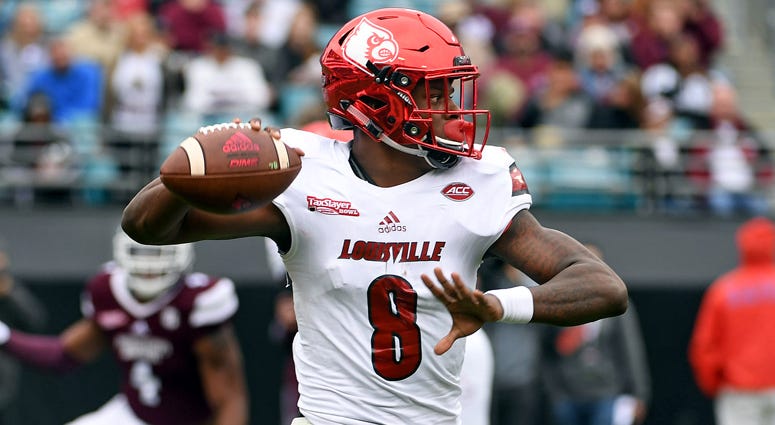 Louisville's Lamar Jackson Louisville's Lamar Jackson